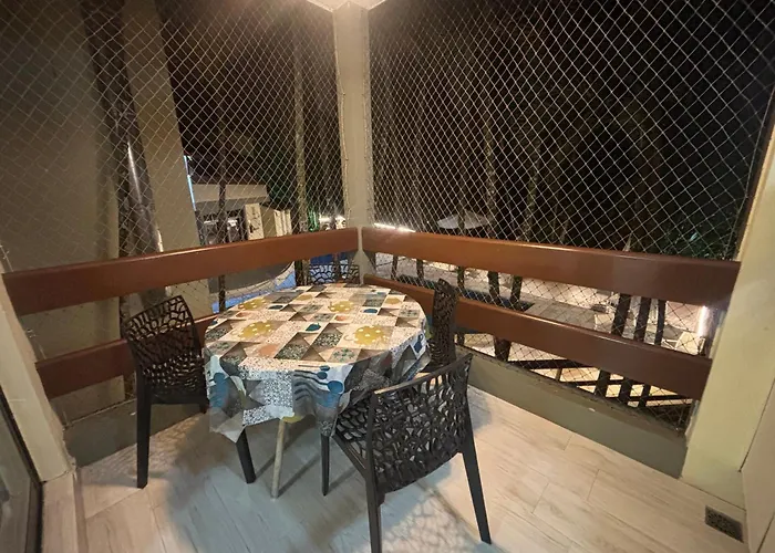 Apto Riviera de São Lourenço com Piscinas Aquecidas,Quadra,Sacada Gourmet Bertioga