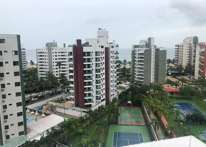 Flat lindo a 120 metros da praia de Riviera de São Lourenço até 4 pessoas Bertioga